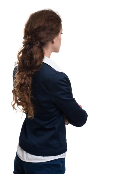 Business woman from the back — Stock Photo, Image