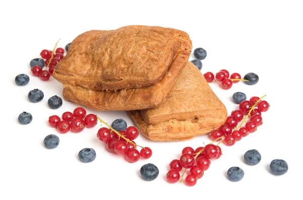 Freshly baked delicious sweet buns — Stock Photo, Image