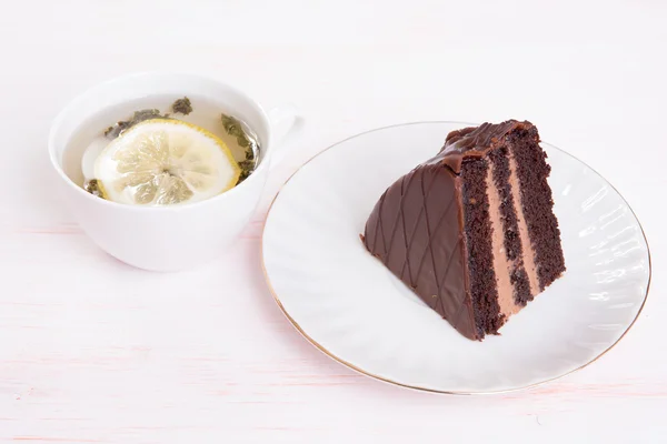 초콜릿 케이크 장식 — 스톡 사진