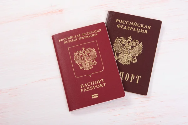 Russisch paspoort — Stockfoto