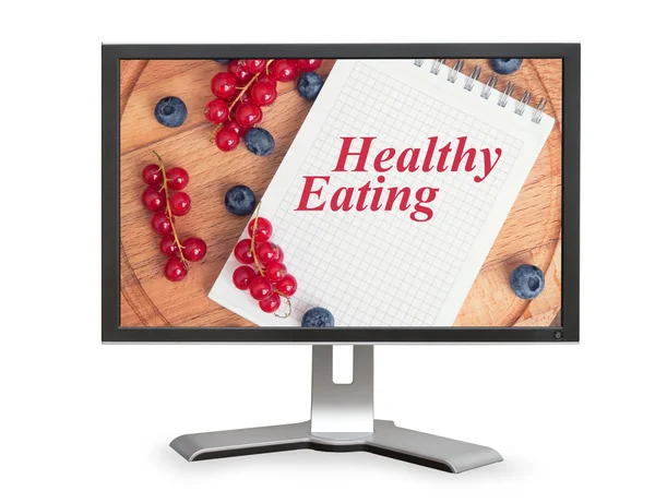 Comer sano en línea —  Fotos de Stock