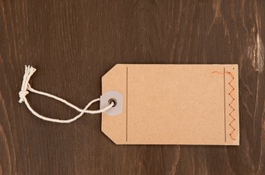 Vintage kağıt etiket