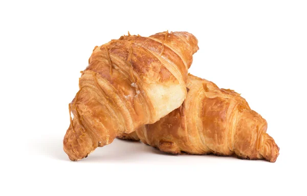 Croissant auf Weiß — Stockfoto