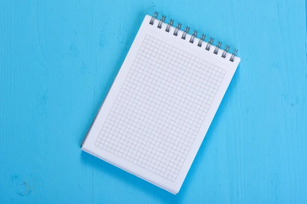 Öppen spiral notebook — Stockfoto