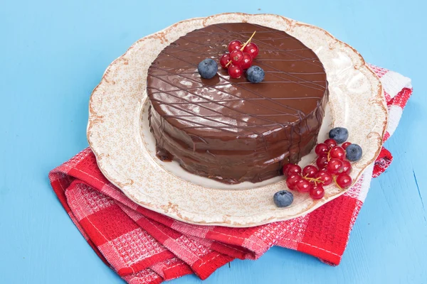 Tasty chocolate cake — Stock Photo, Image