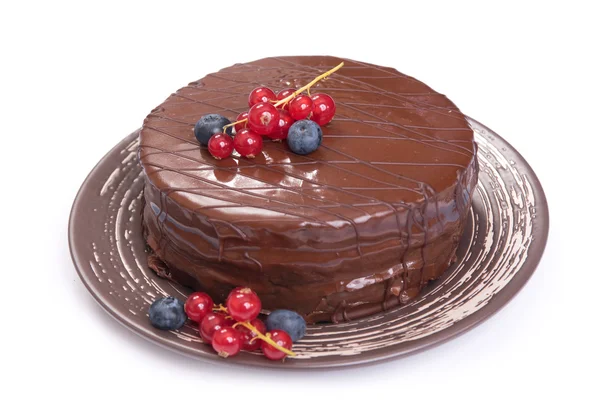 Tasty chocolate cake — Stock Photo, Image