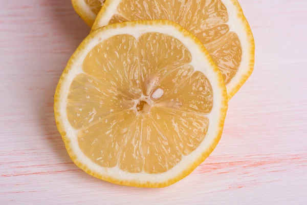 Limón rebanada primer plano — Foto de Stock