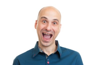 yakışıklı kel adam