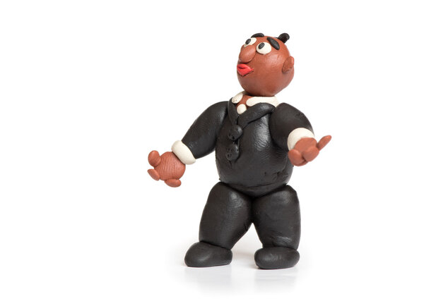 plasticine business man