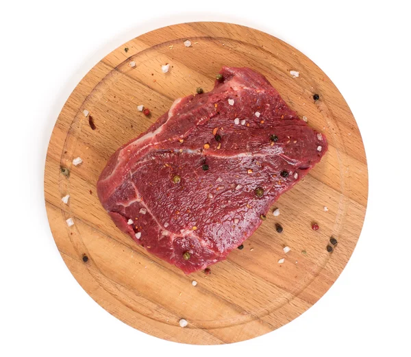 Rohes Rindfleisch aus nächster Nähe — Stockfoto