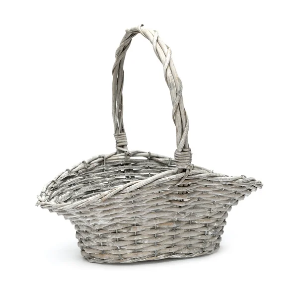 Basket isolated on white background — Stock Photo, Image