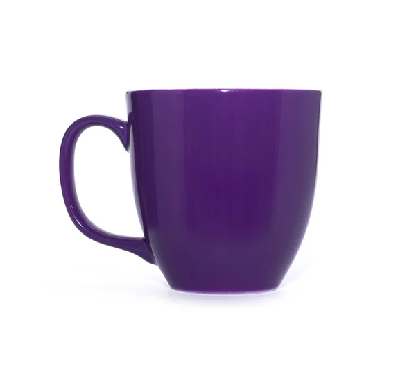 Purple cup on a white background — Stock Photo, Image