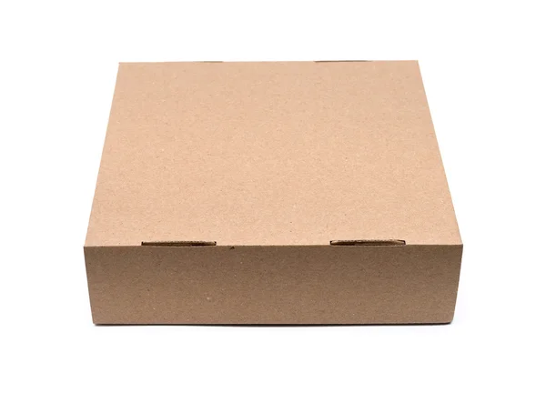 Kraft box on a white background — Stock Photo, Image