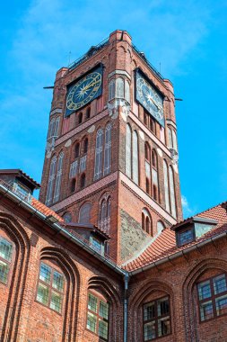 Belediye Binası Torun-City World Heritage Li üzerinde Gotik Kulesi