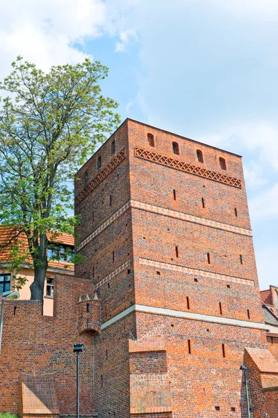 Šikmá věž v Torun, Polsko — Stock fotografie