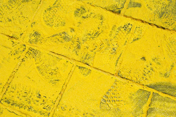 Powder paint on the sidewalk — Stock Photo, Image