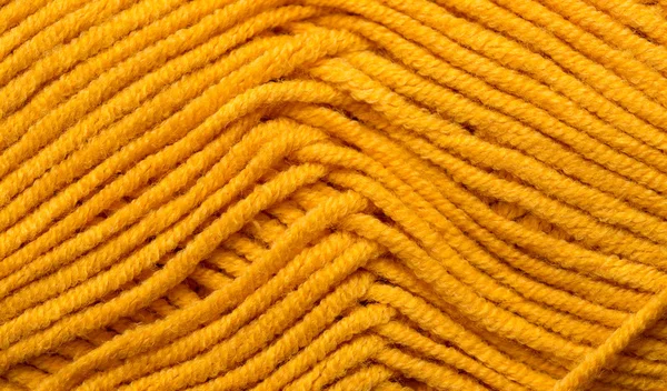 Macro giallo lavorato a maglia — Foto Stock