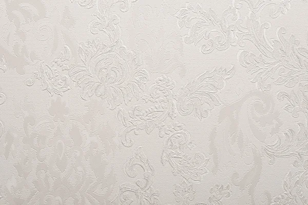 Light gray baroque wallpaper background — Stock Photo, Image