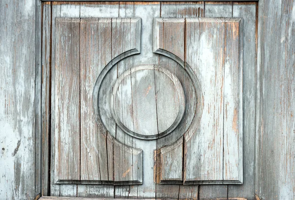 Fragment einer alten Holztür als Hintergrund — Stockfoto