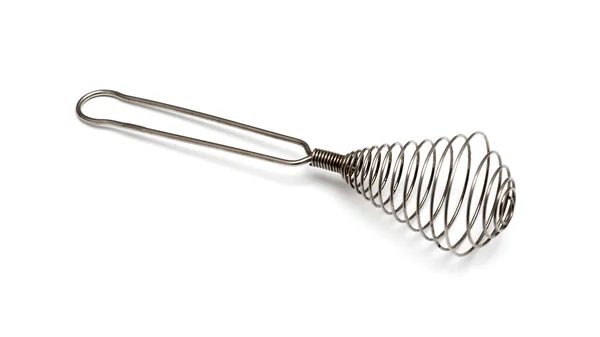 Stainless steel whisk isolated on white background — Stock Photo, Image