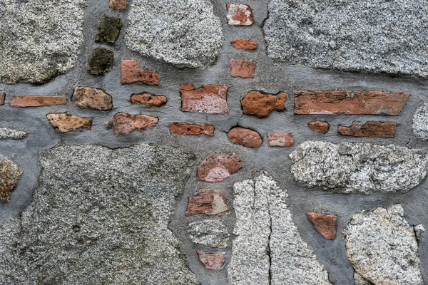 Tekstura starego kamiennego muru — Zdjęcie stockowe