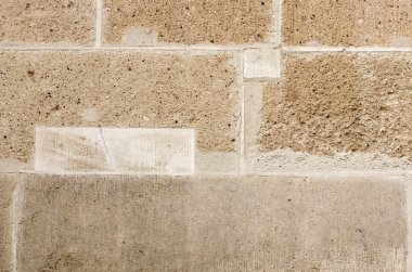 Antik duvar beyaz taştan inşa