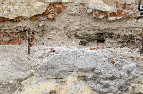 Vieux fond de mur de brique rouge — Photo