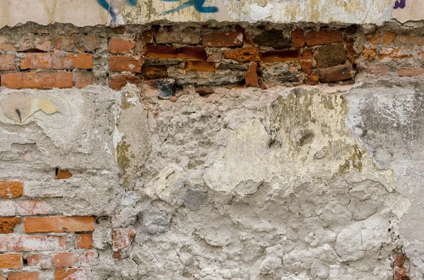 Vieux fond de mur de brique rouge — Photo