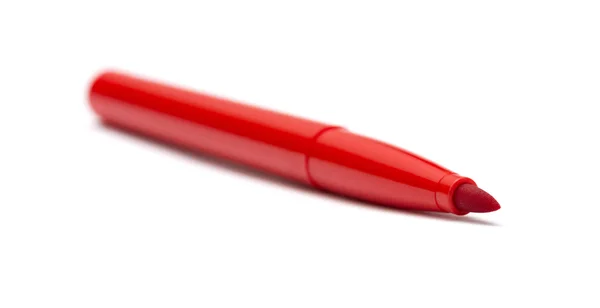 Red marker isolated on white background — Stock Photo, Image