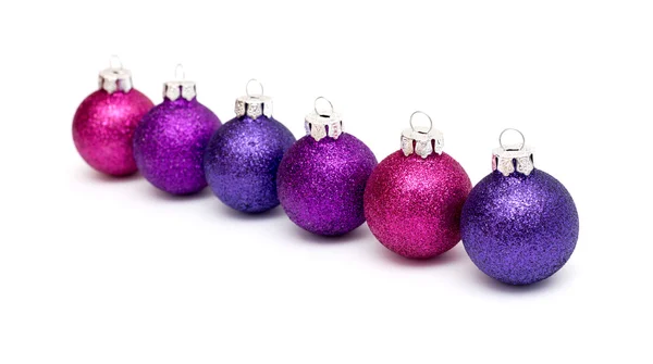 Christmas balls on a white background — Stock Photo, Image