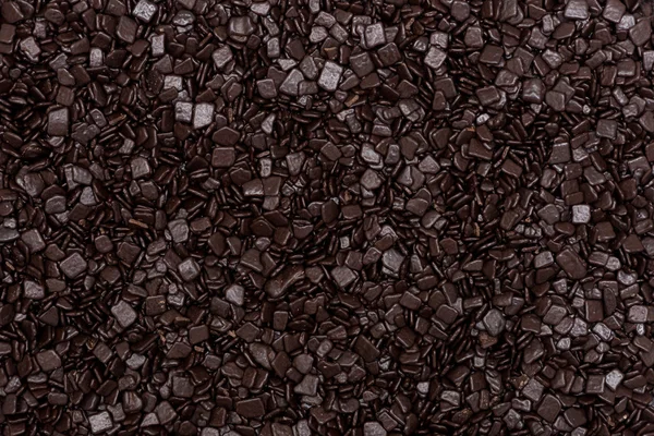 Macro texture of chocolate sprinkles — Stock Photo, Image