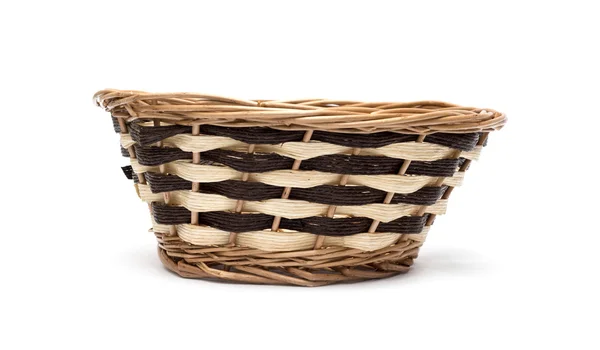 Basket on white background — Stock Photo, Image