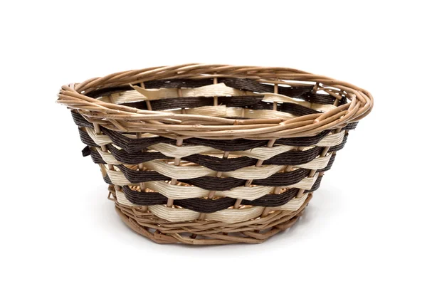 Basket on white background — Stock Photo, Image