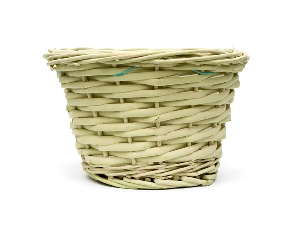 Empty basket isolated on white background — Stock Photo, Image