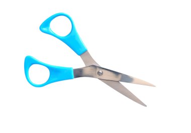 Scissors On White