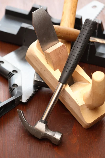 Carpenter Tools Set — Stock Photo, Image