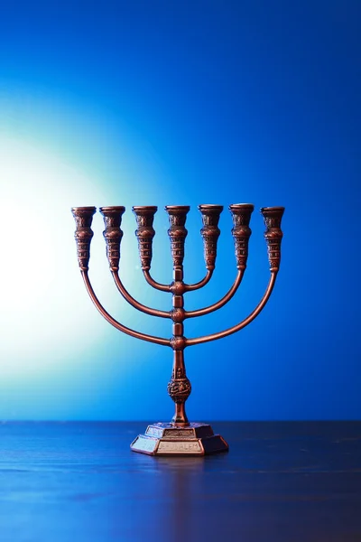 Traditional Jewish Menorah — Stock Photo, Image