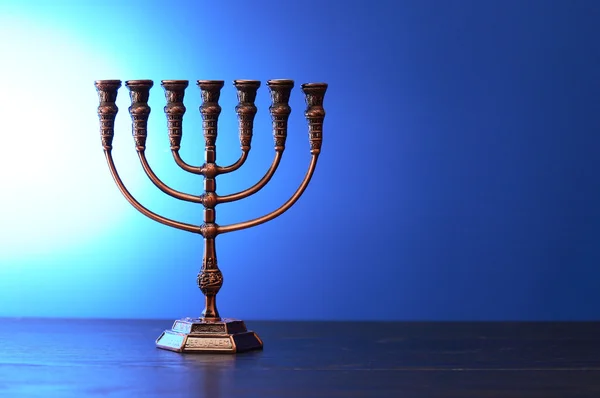 Traditionella judiska Menorah — Stockfoto