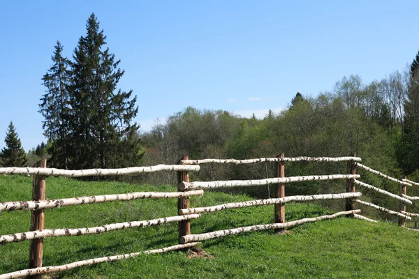 Landscape With Fence — Stock Photo, Image