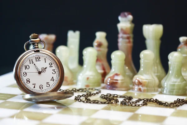 Час для шахової гри — стокове фото