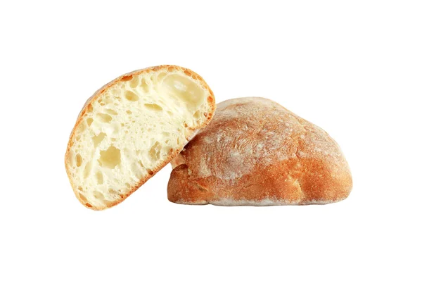 Brotscheibe isoliert — Stockfoto