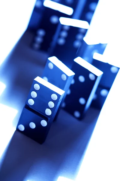 Domino Principle Concept — Stock Photo, Image