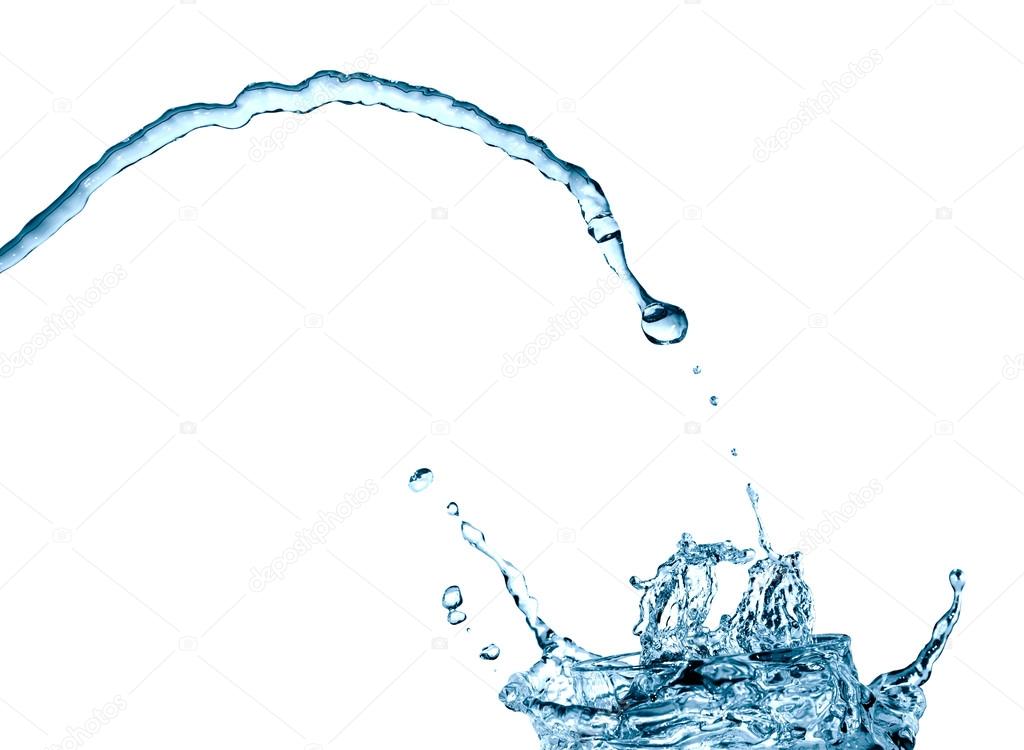 Water Jet On White Stock Photo by ©kvkirillov 118644678