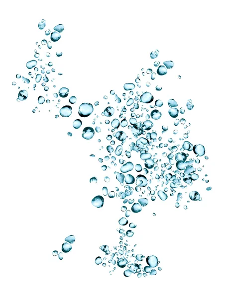 Краплі води анотація — стокове фото