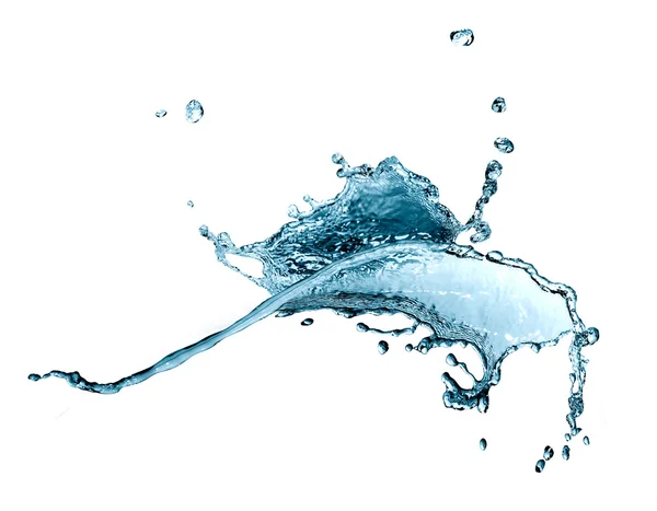 Beyaz su sıçrama — Stok fotoğraf