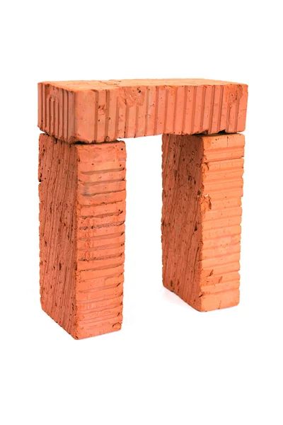 Portão de tijolo — Fotografia de Stock