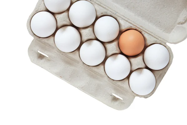 Eggs In Box — Stock Photo, Image
