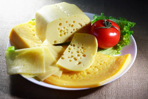 Käse und Gemüse — Stockfoto