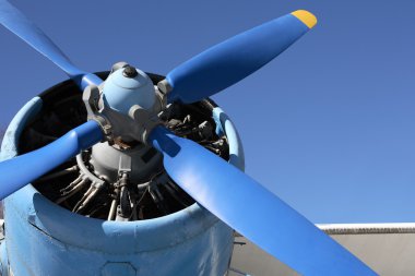 Eski uçak pervane odaklı