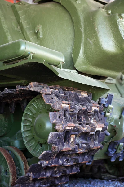 Tank Track Closeup — Stock Photo, Image